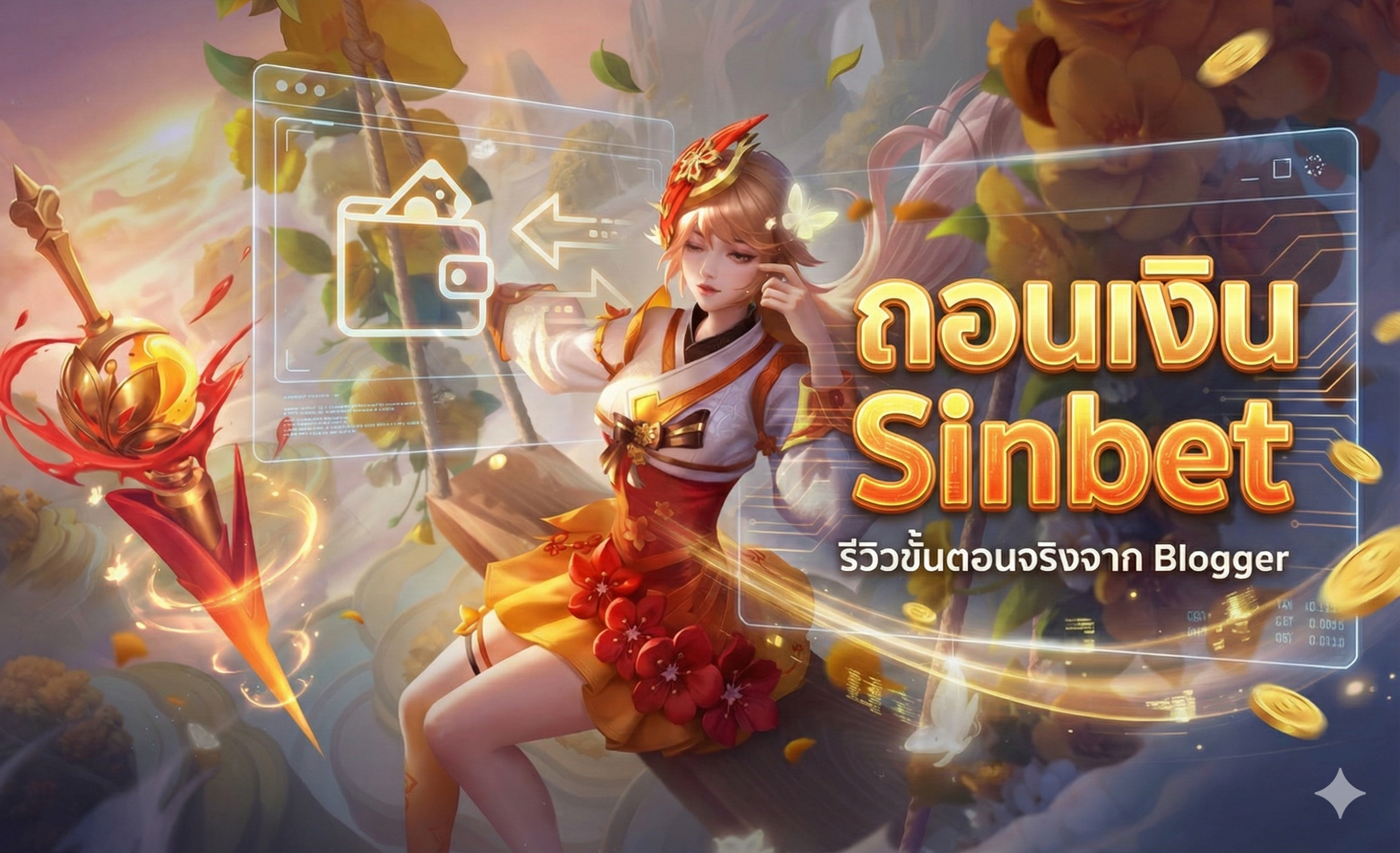 ถอนเงิน sinbet